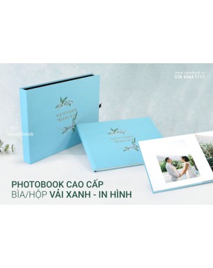 Photobook Bìa Vải Xanh